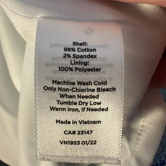 Talbots women’s dress square neck bodycon Paisley sheath feminine plus size - Picture 4 of 10